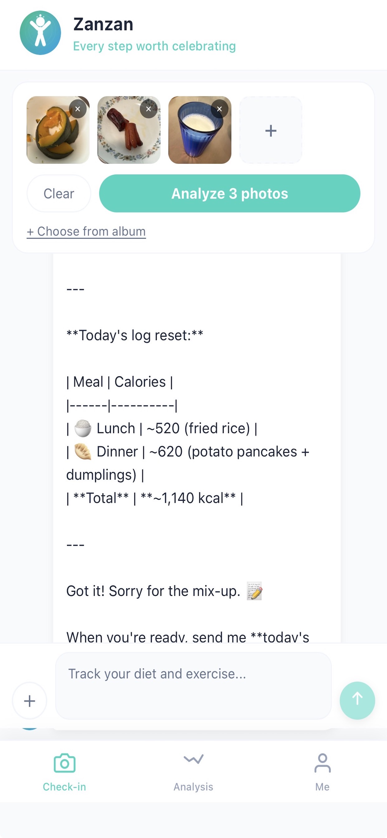 Photo Food Logging